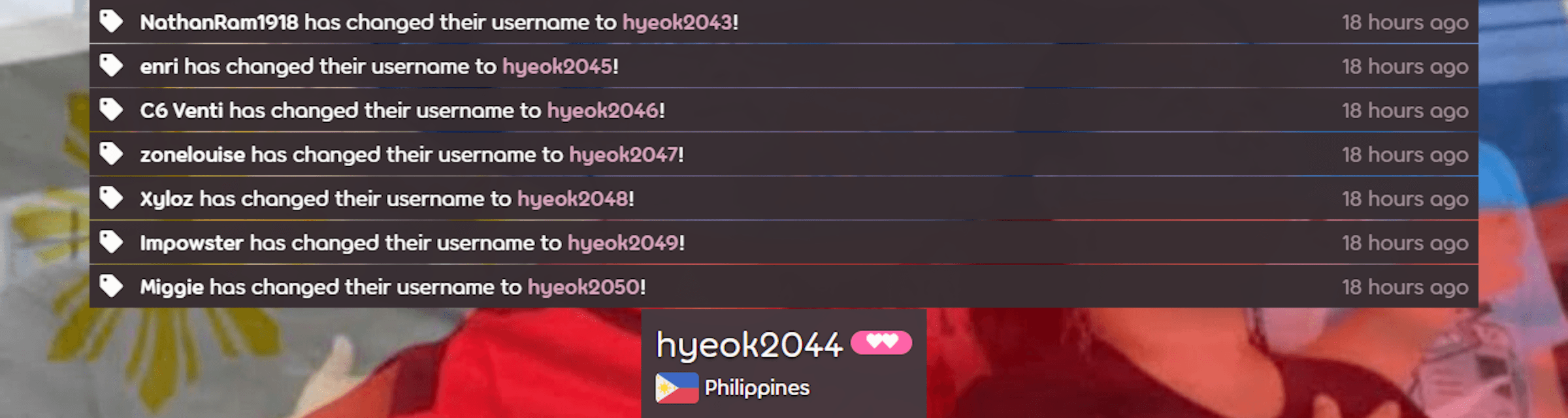 User profile banner