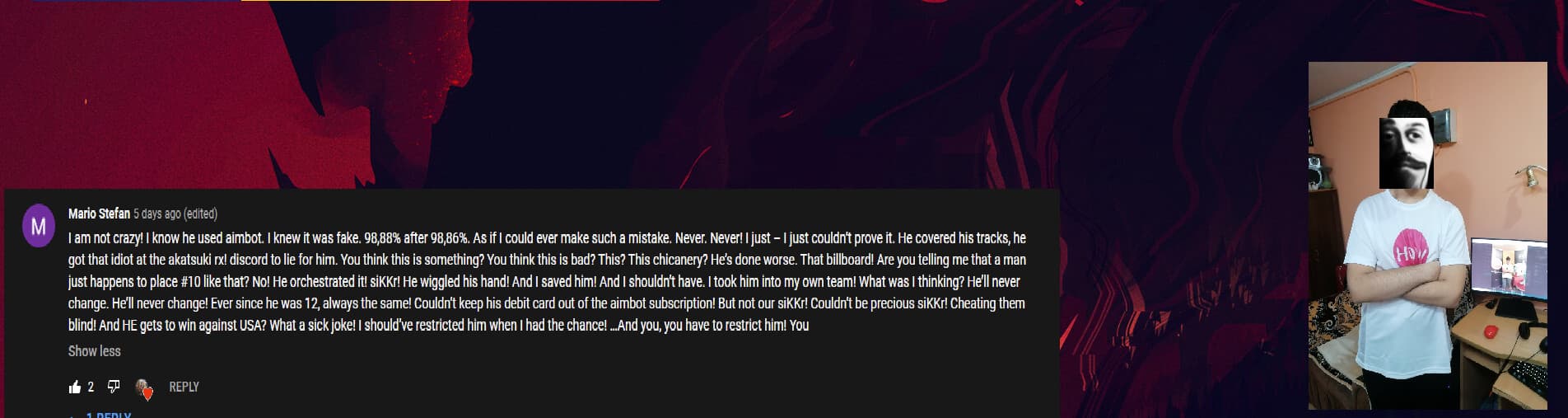 User profile banner