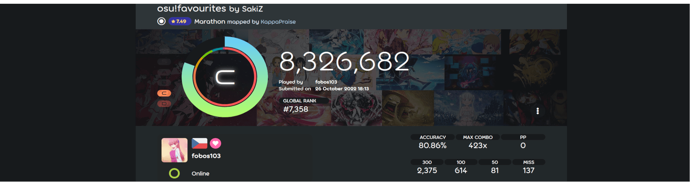 User profile banner
