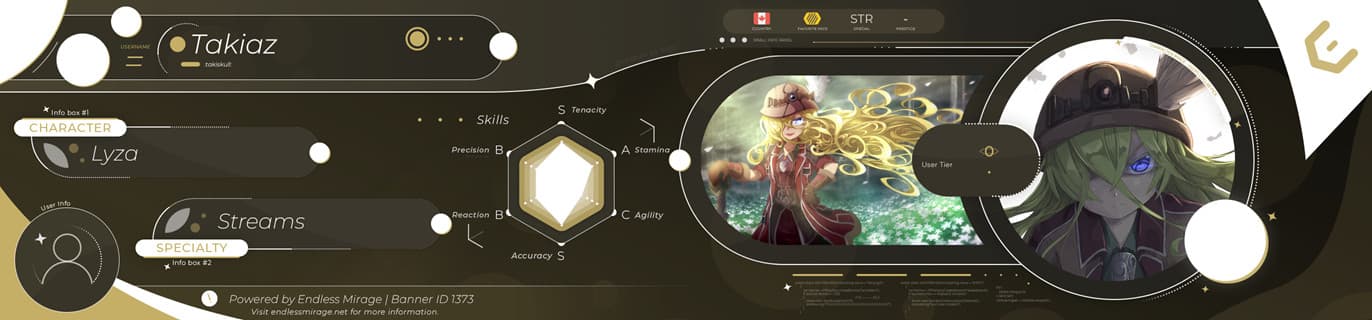 User profile banner