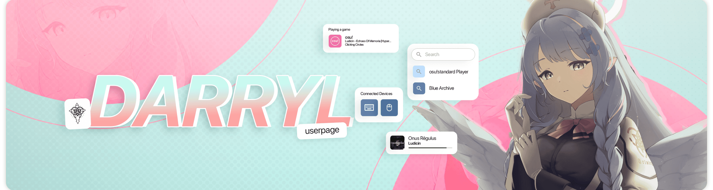User profile banner