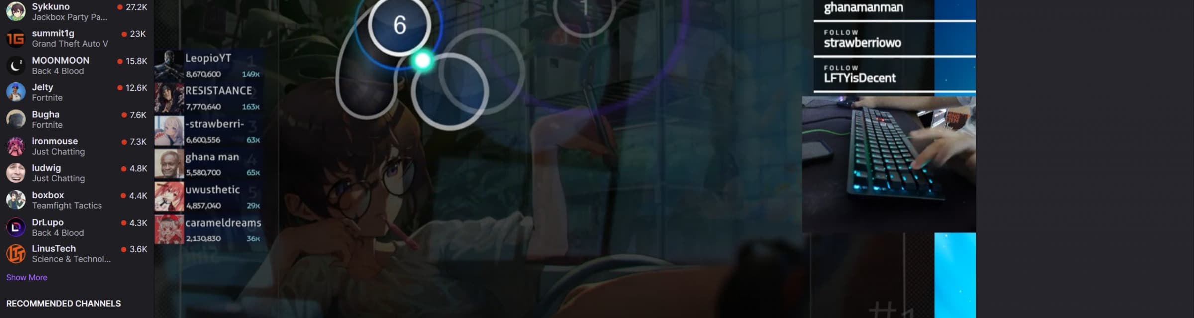 User profile banner