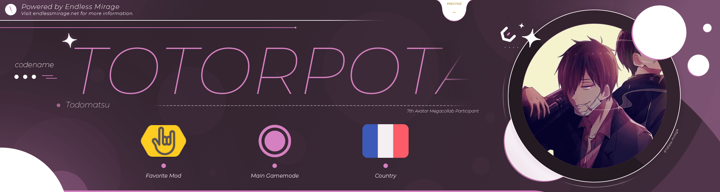 User profile banner