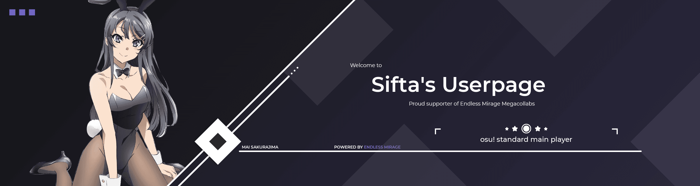 User profile banner