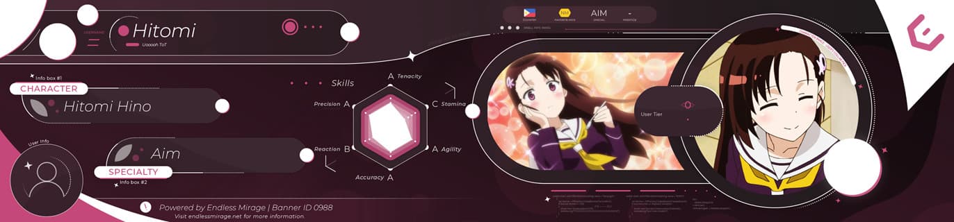 User profile banner
