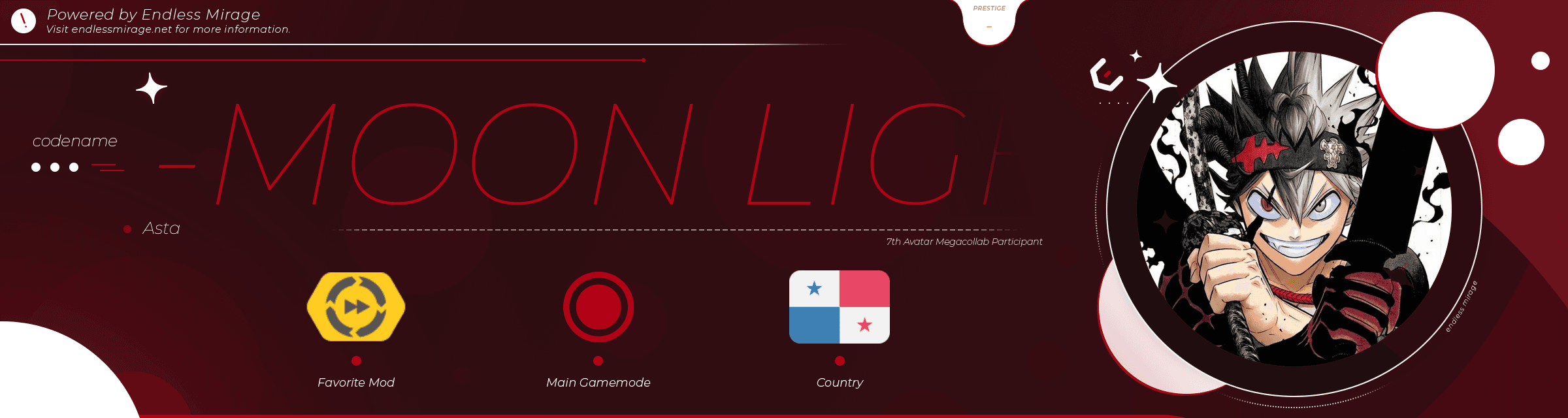 User profile banner
