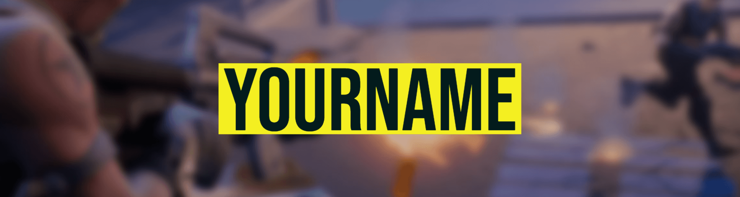 User profile banner