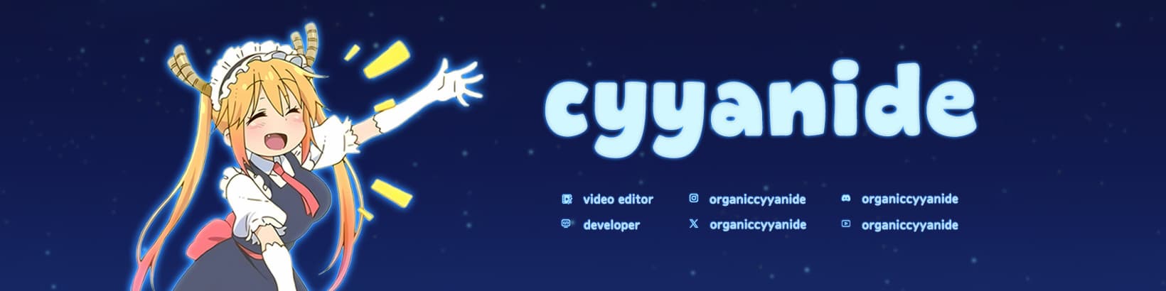 User profile banner