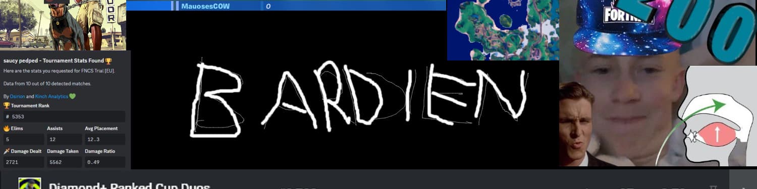 User profile banner