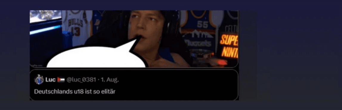 User profile banner