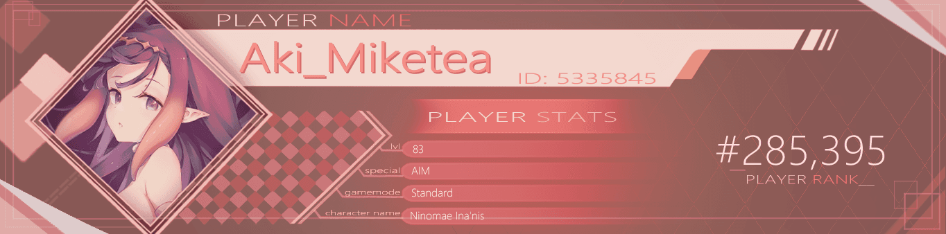 User profile banner