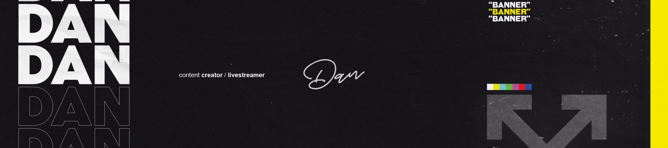 User profile banner