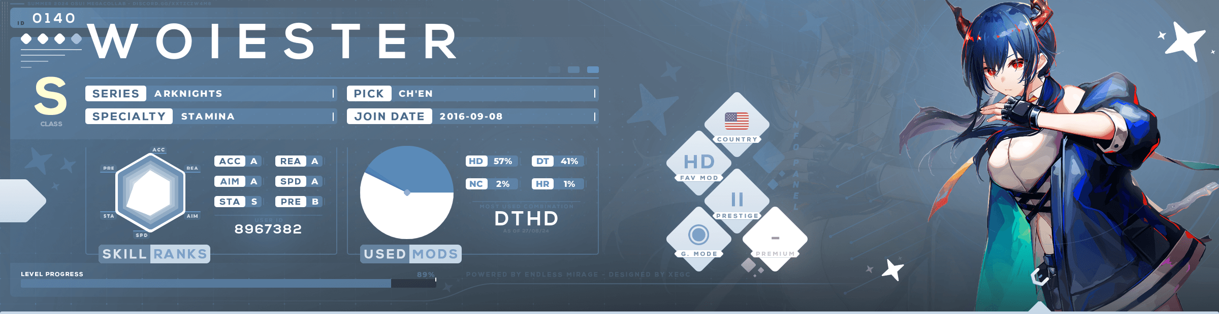 User profile banner
