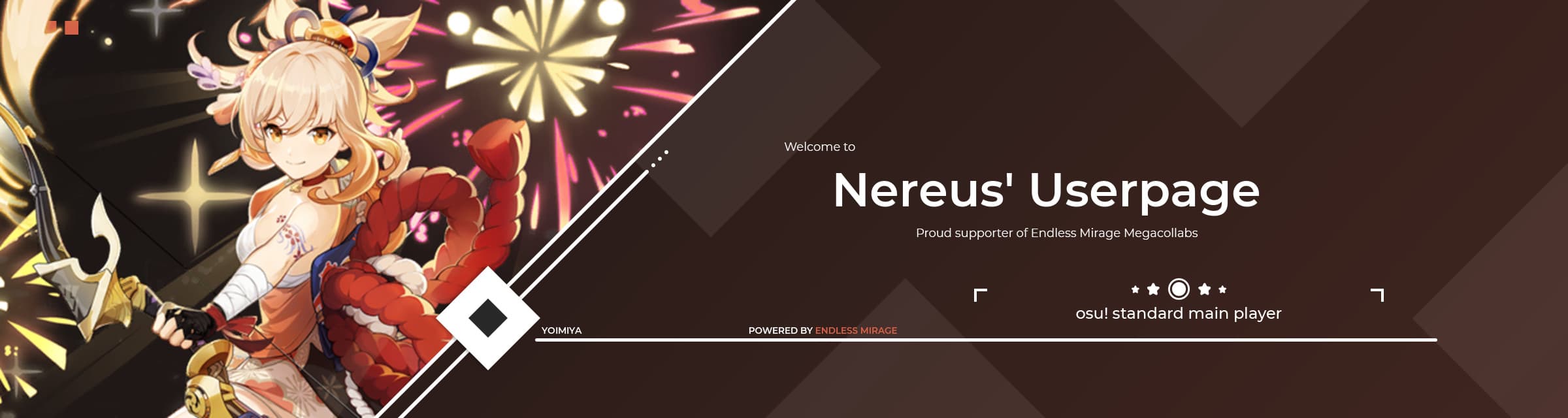 User profile banner